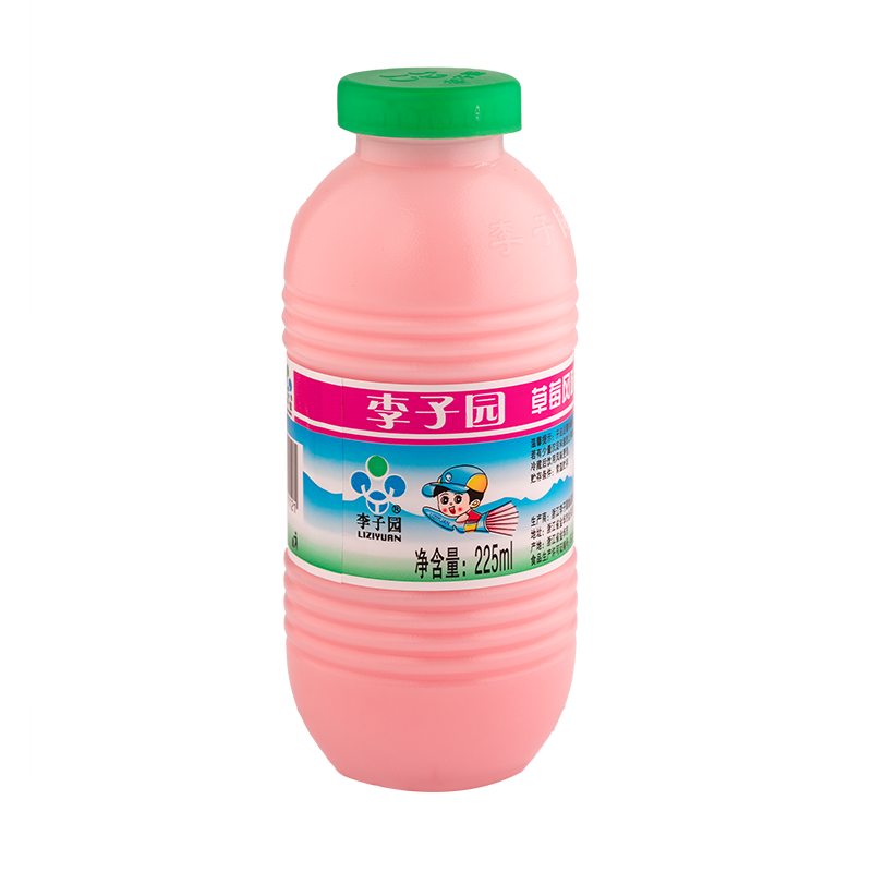 草莓風(fēng)味乳飲料，單瓶凈含量225ml